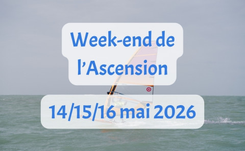 10 ANS ET PLUS - PLANCHE À VOILE - TOUS NIVEAUX - 3 jours Ascension 