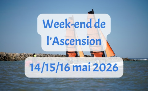10 à 14 ANS - CATAMARAN NC12/TC13 - TOUS NIVEAUX - 3 jours Ascension 